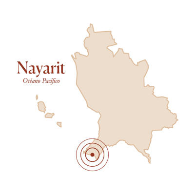 Mapa de Nayarit